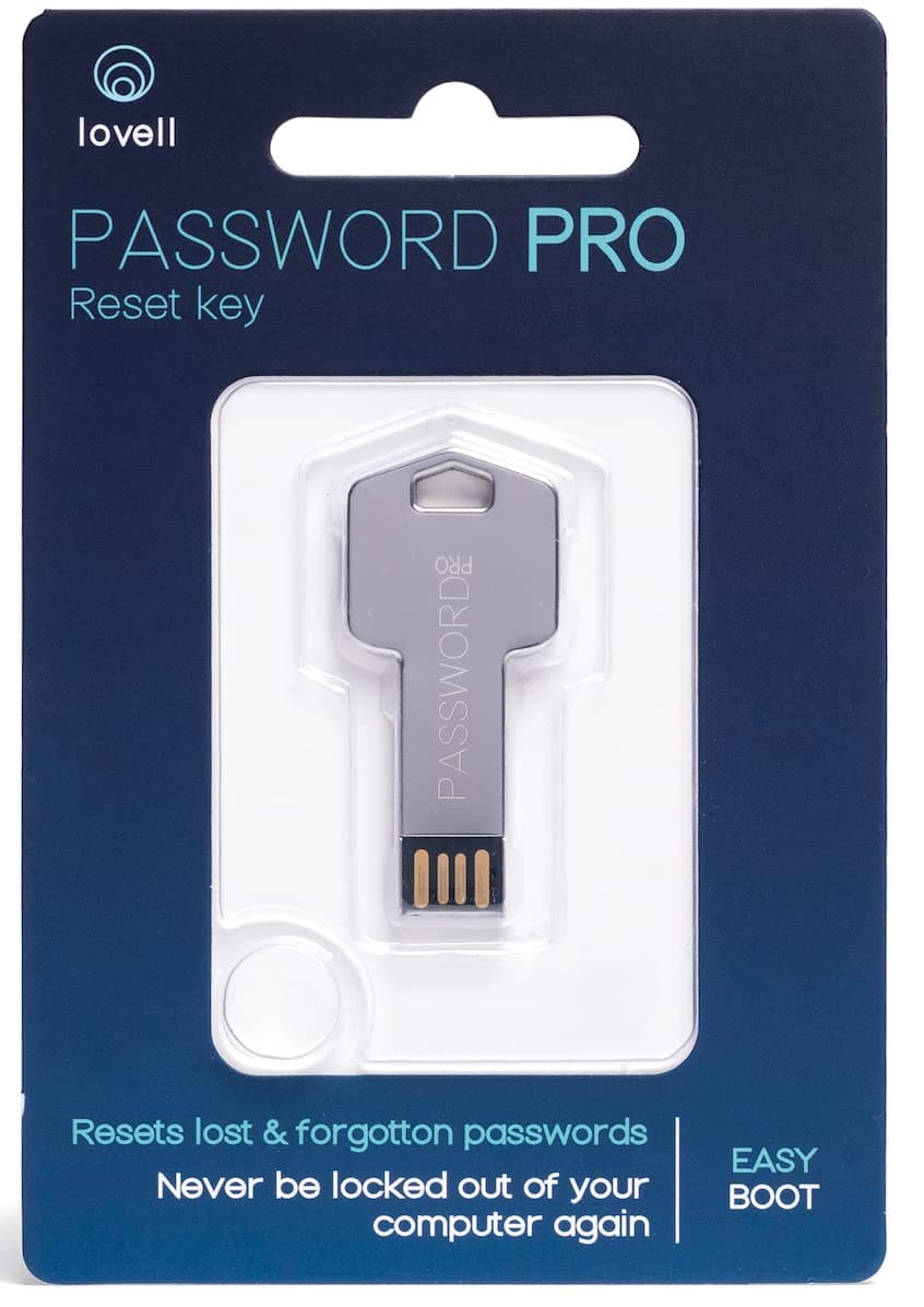 Password Reset Key Pro, Usb