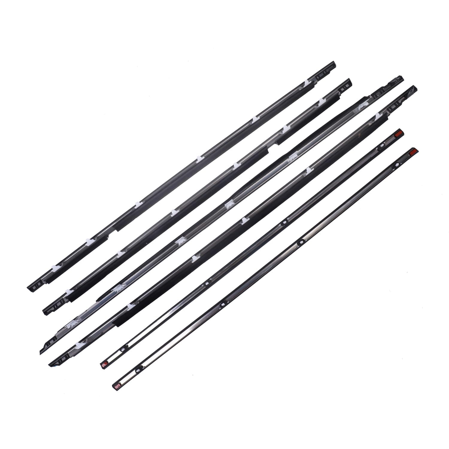 6pcs Window Door Molding Weatherstrip Seal for 1991-1997 Land Cruiser Lexus LX450 Replace 7571060021 7572060021 7573060020 7574060020 7573060020 7574060020
