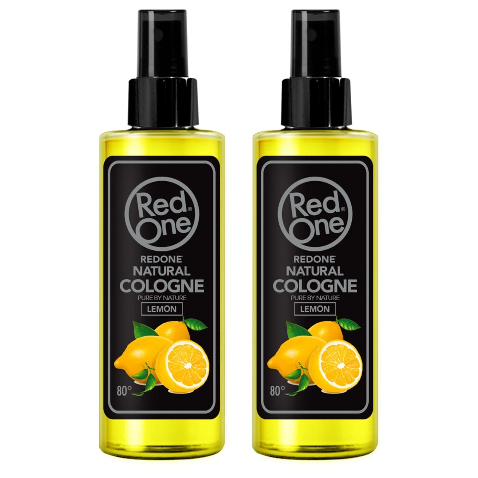 Aftershave Barber Cologne Lemon 2x150ml | Long-Lasting Fresh Citrus Fragrance | Cooling After Shave Spray | Premium Men’s Grooming Cologne | Barber Shop Quality | Value 2 Pack