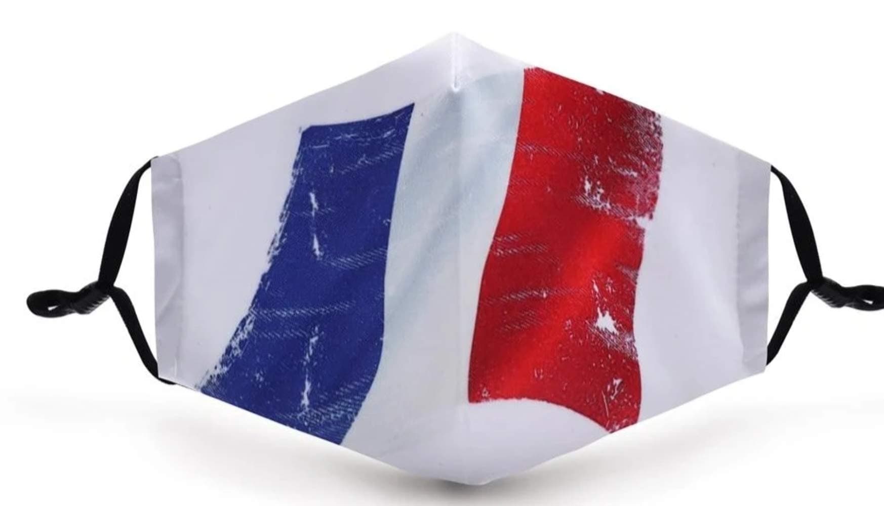 French Flag Face Mask Unisex One Size