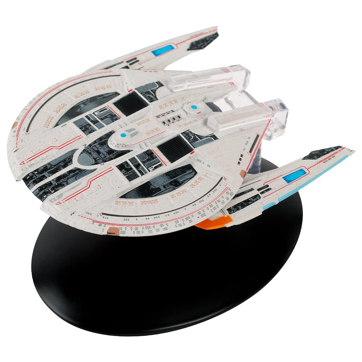 Eaglemoss Hero Collector Edison-Class Federation Temporal Warship | Star Trek Online Starship Collection | Model Replica