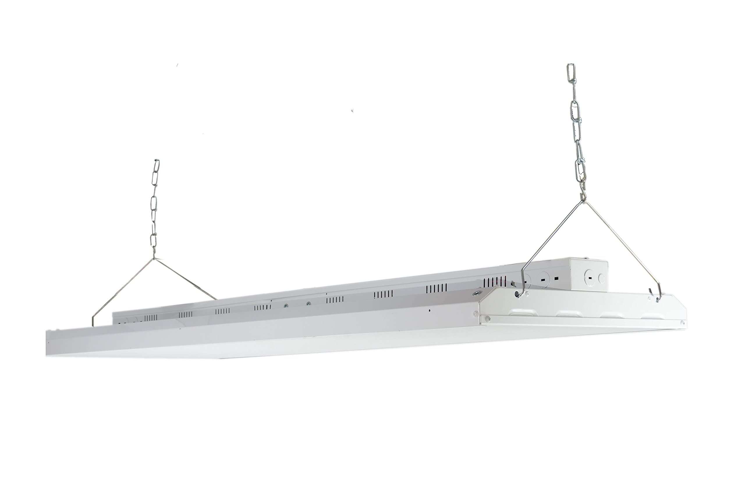 4FT Linear LED High Bay Light 280W CCT 5000K,36400Lumen [900W-1000W Fluiresent Eq.],5000K,1-10v Dimmable,DLC 4.2 Premium Commercial LED Warehouse Lighting |LED Shop Light Fixture Area Ligh