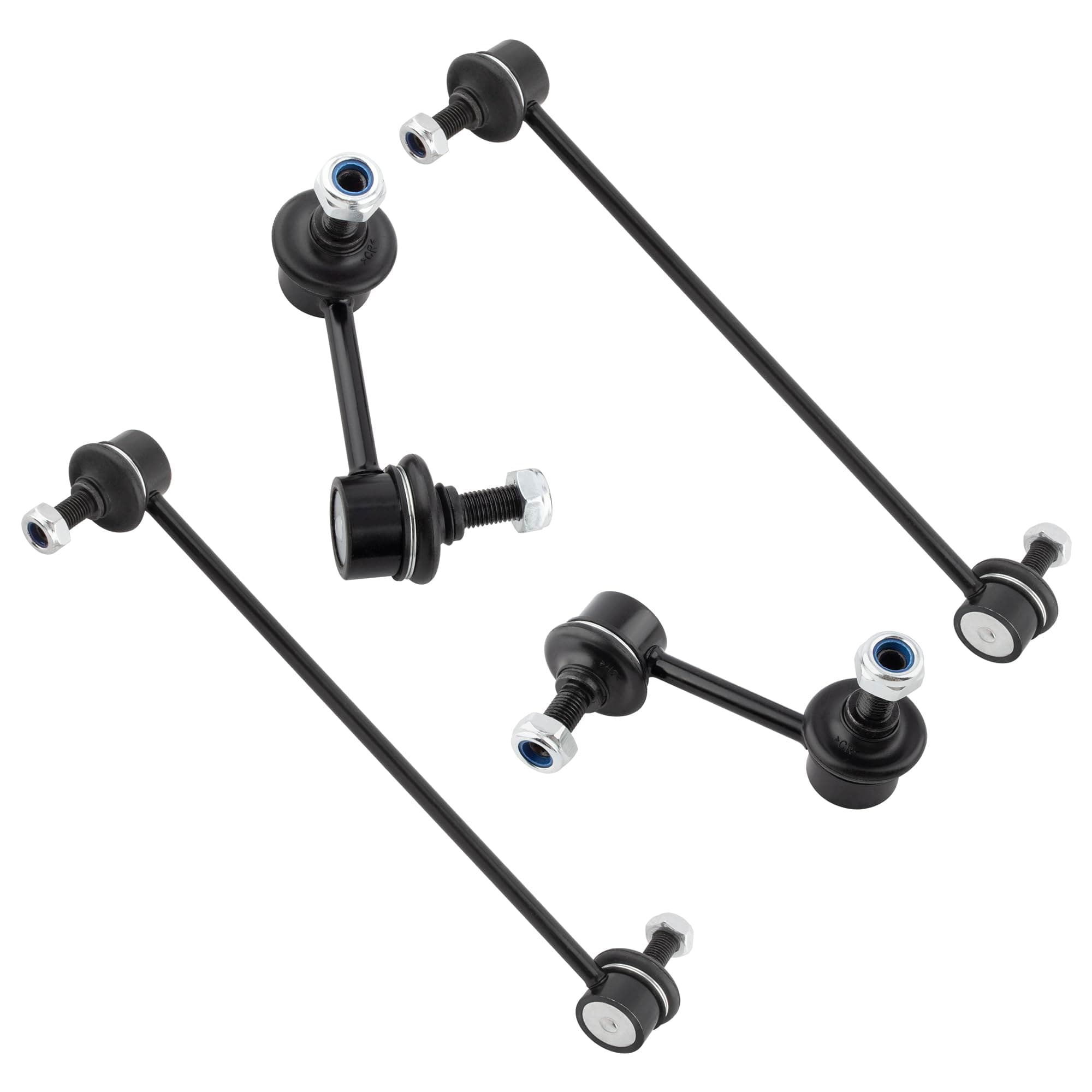 K80258 K750058 Front & Rear Stabilizer Sway Bar End Links Left & Right for Chrysler Sebring 2007-2008 Dodge Caliber Jeep Compass Patriot 2007-2009 Mitsubishi Outlander Sport 2011, Pack of 4
