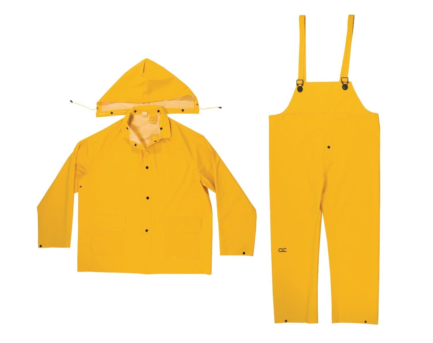 3 Pc. PVC / Poly Heavy Duty Yellow Rainsuit (4X-Large)