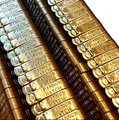 Pinnon Hatch Farms Jiffy Wing Bands Custom Stamped Brass Gamefowl Chicken Pheasant Poultry Duck Quail Chucker (1000)