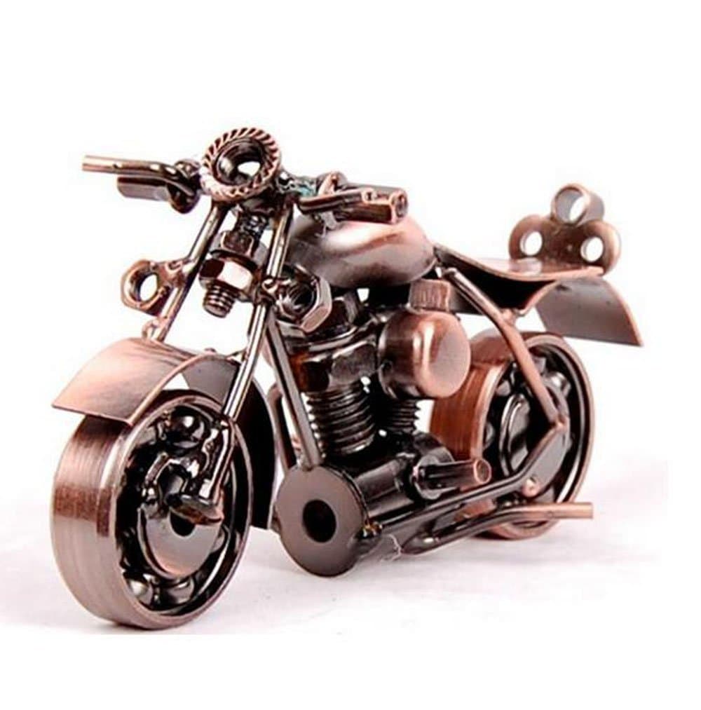 Metal motorcycle decor Harley Davidson Figurine iron motorcycle sculpture desk decor art gift vintage home office decor Birthday for men friend Dad Son Him (Cruiser)