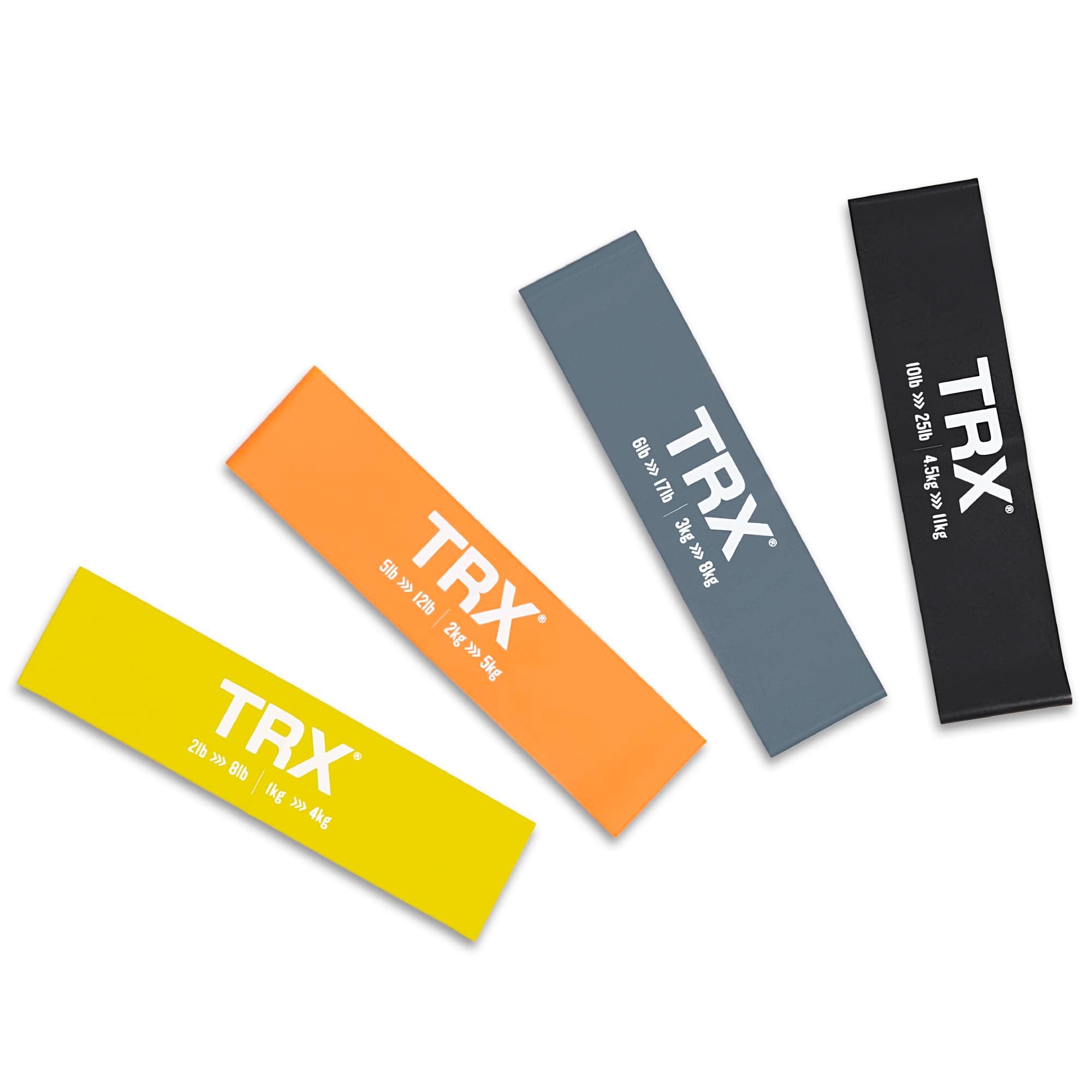 - TRX Training Exercise Bands, Exercise Bands for Working Out, Increase Exercise Intensity, Portable Workout Equipment for Women and Men, Set of 4