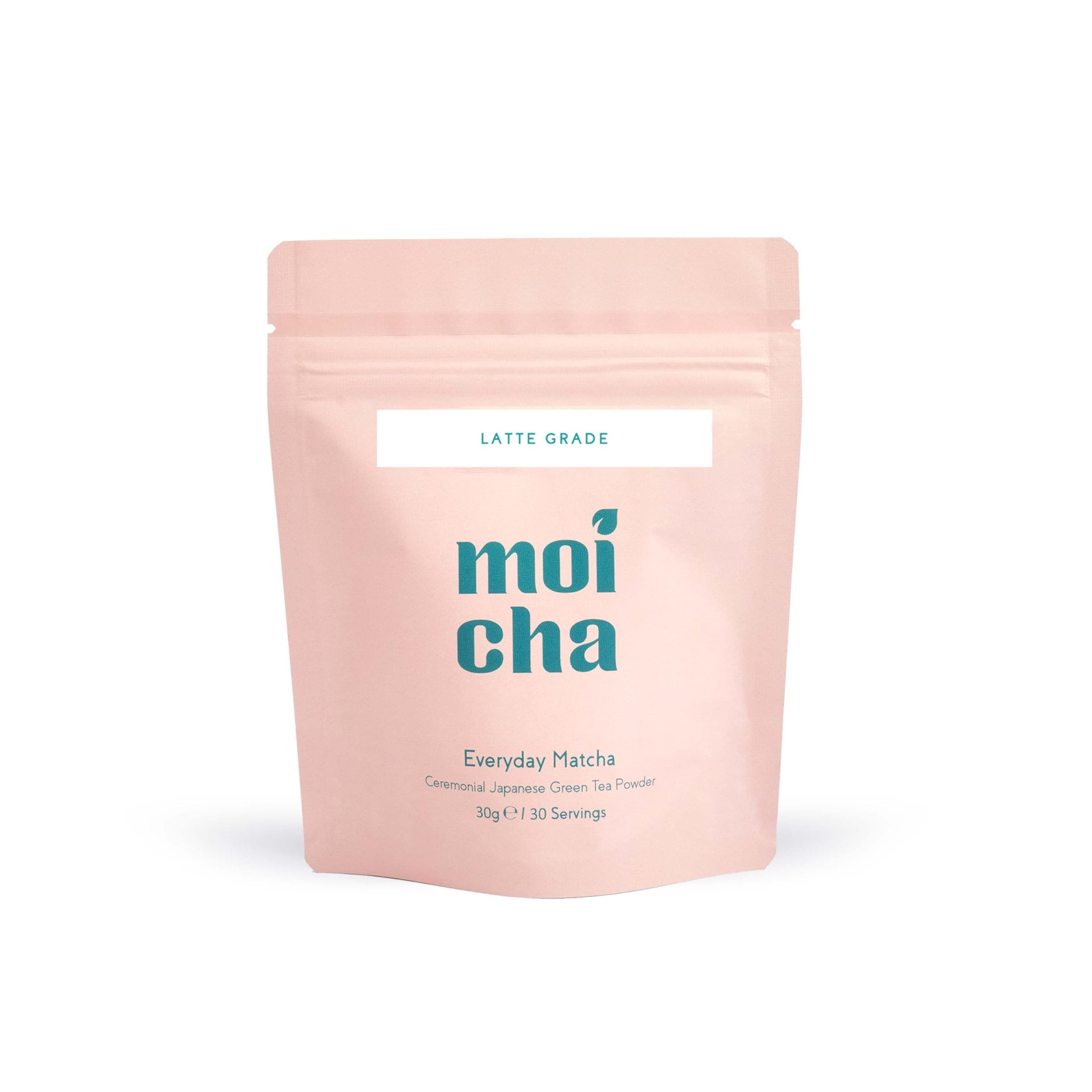 Everyday Matcha Green Tea Powder 30g by Moicha - Latte grade Japanese Green Tea from Uji Japan - Enjoy in Matcha Latte, Smoothies, Baking
