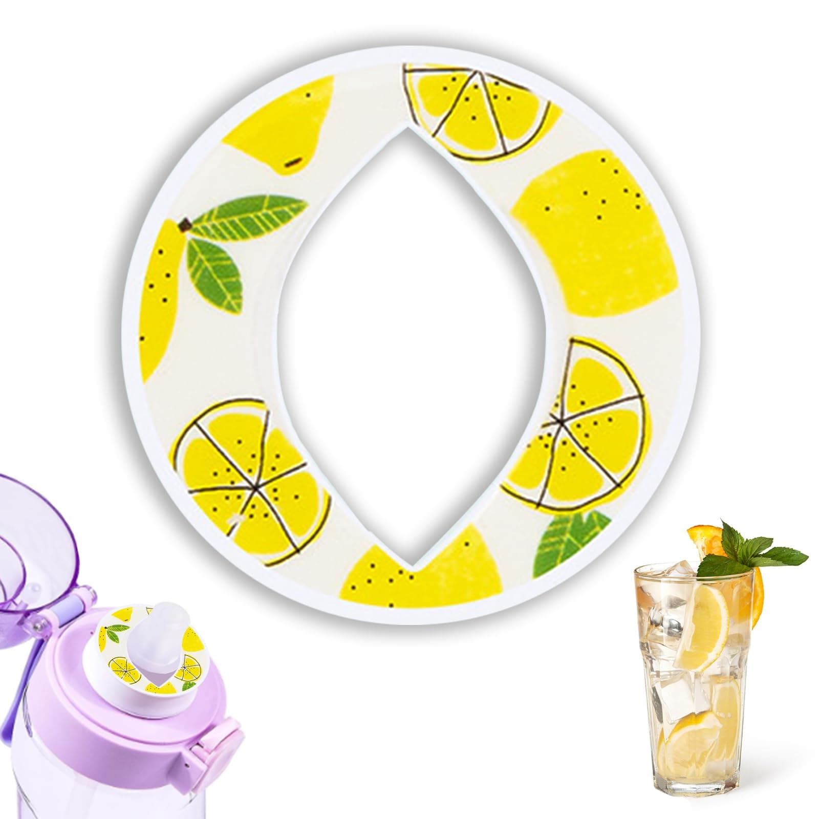 Air Flavour Pods for Water Bottle, Air Water Bottle Flavour Pods Scented, 0 Sugar 0 Calorie New Fruity Air Flavor up Pod Compatible with Air Water up Bottle Water Cup, Lemon