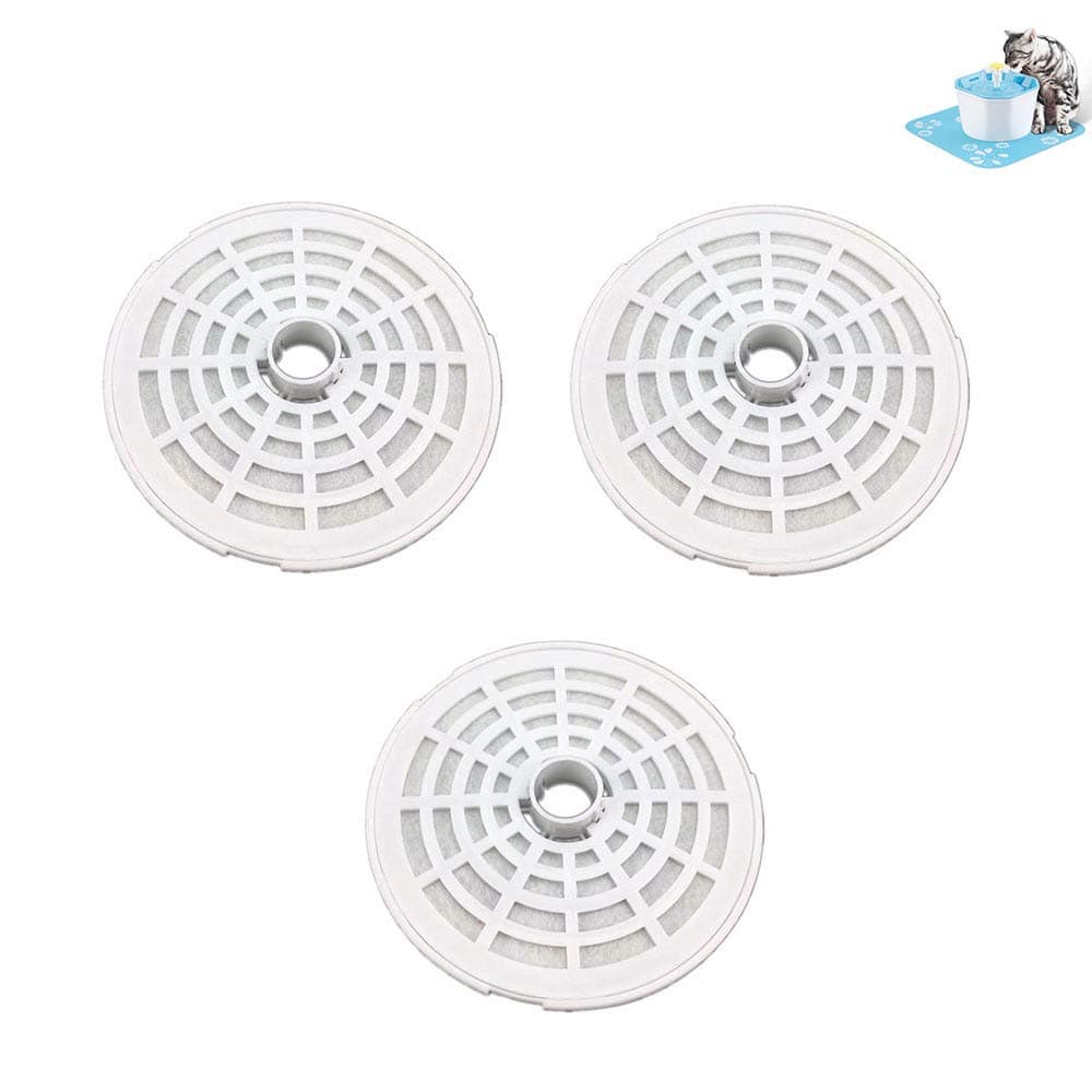 PingPIN Replacement Filter for 1.6L Cat Water Fountain Upgraded Version (3 Pack)
