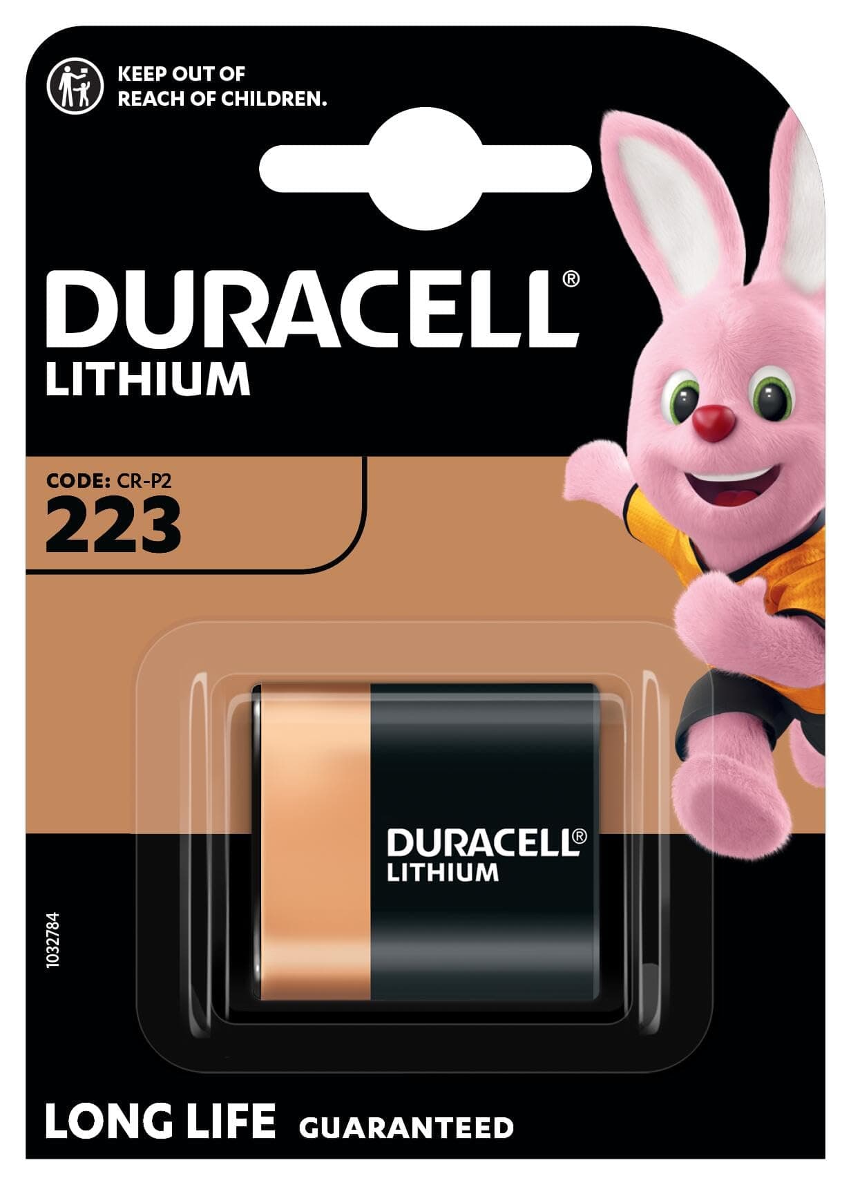 Duracell CR223 High Power Lithium Battery, pack of 1, Specialty Devices, Camera, SLR, Night-vision Goggle