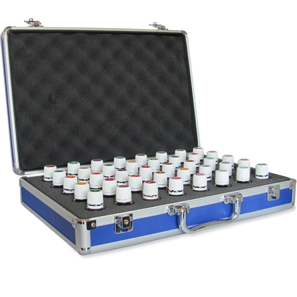 40 Bottle Essential Oil Carrying Case - Protect Your Oil Collection! - Perfect for Travel, Storage, or Display. Precision Cut Foam to Fit The Most Popular Oils Including Young Living and DoTerra