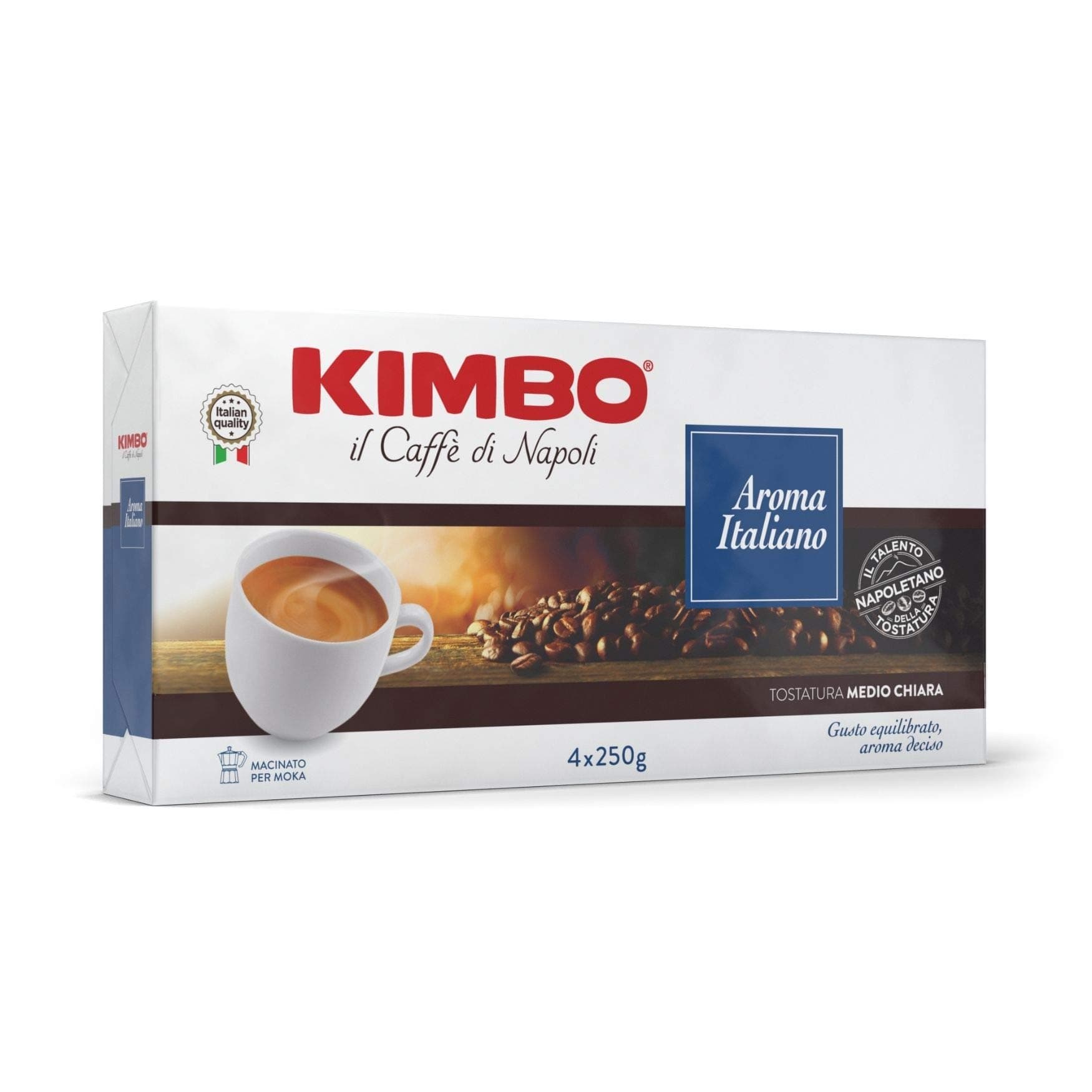 AZIMUTHSHOP KIMBO AROMA ITALIANO COFFEE 4x250 GR 072583