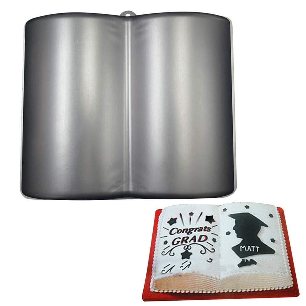 3D Cake Baking Mold Book Shaped Cake Pan Aluminum Alloy Non Stick Bakeware
