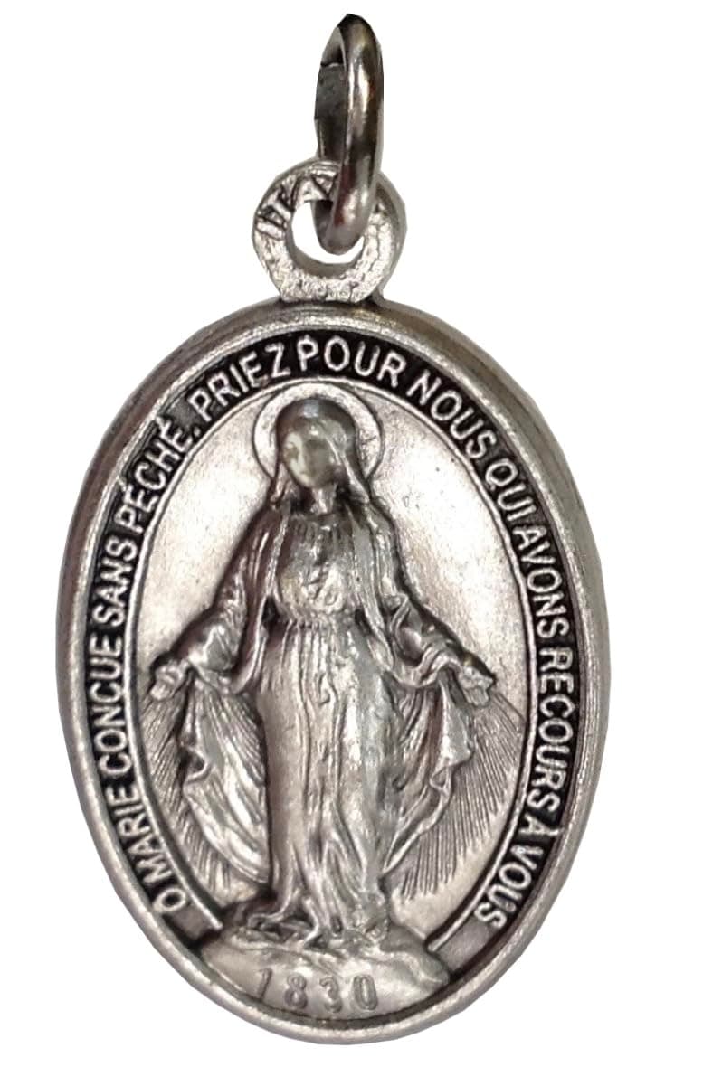 THE MIRACULOUS MEDAL - THE ORIGINAL ONE - 100% MADE IN ITALY - THE PATRON SAINTS MEDALS