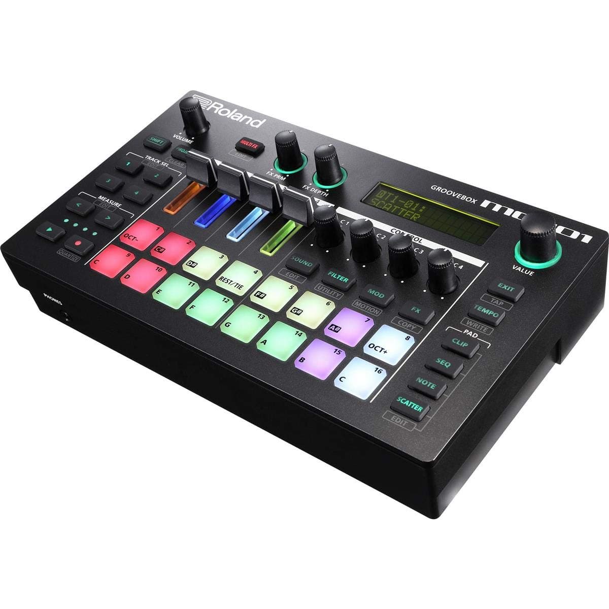 Mc-101 Aira Dj Groovebox - Pocket Production Studio, A Portable, Compact Four-Track Version