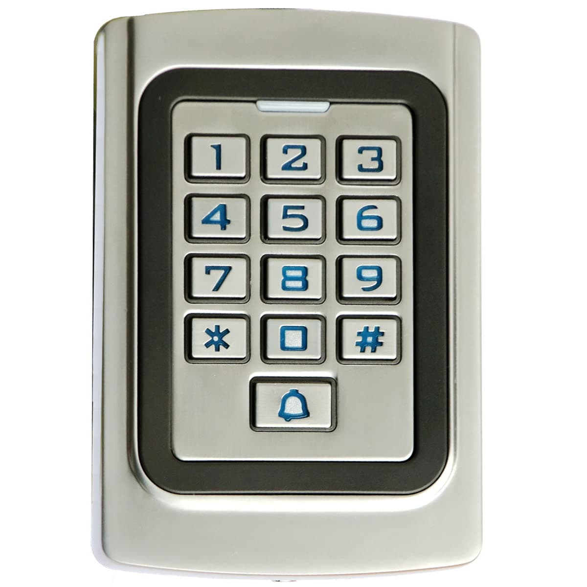 IP68 Waterproof Universal 12V 24VDC Metal Case Digital Wired Keypad for Garage Door, Gate Opener and Access Control Systems