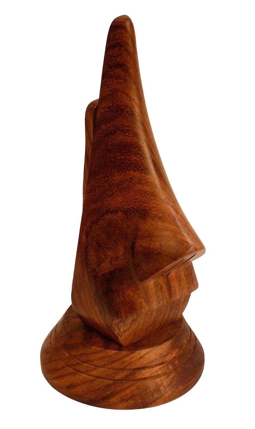 Craftland Craft Land Handmade Wooden Nose Shaped Specs Stand Spectacle Holder (for Desktop/Table Display Item)