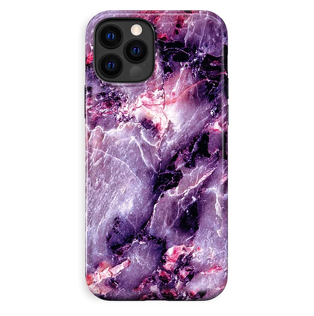Velvet CaviarDesigned for iPhone 13 Pro Max Case Purple Marble [10ft Drop Tested] Compatible with MagSafe - Protective Microfiber Lining