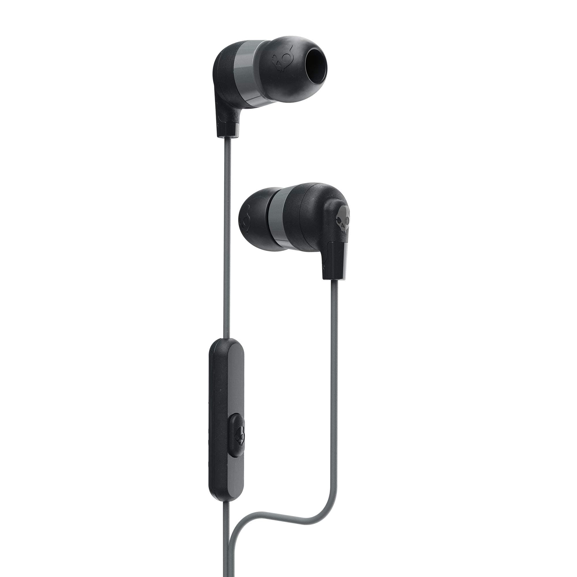 SkullCandy Ink'd+ Black Gray S2IMY-M448 [Compatible with Remote Control/Microphone] In-Ear Earphones
