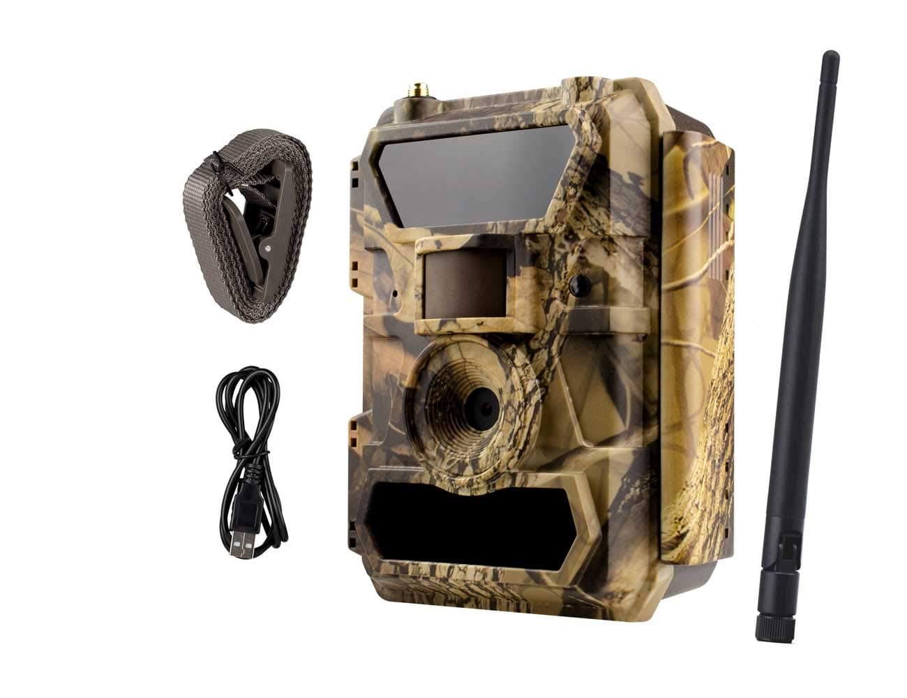 ICUserver 3G Wildlife Trail Camera (3G GPRS GSM) - Hunting and Surveillance Camera with Photo App - Camera Trap - 0.4s Trigger Time - SIM Card included