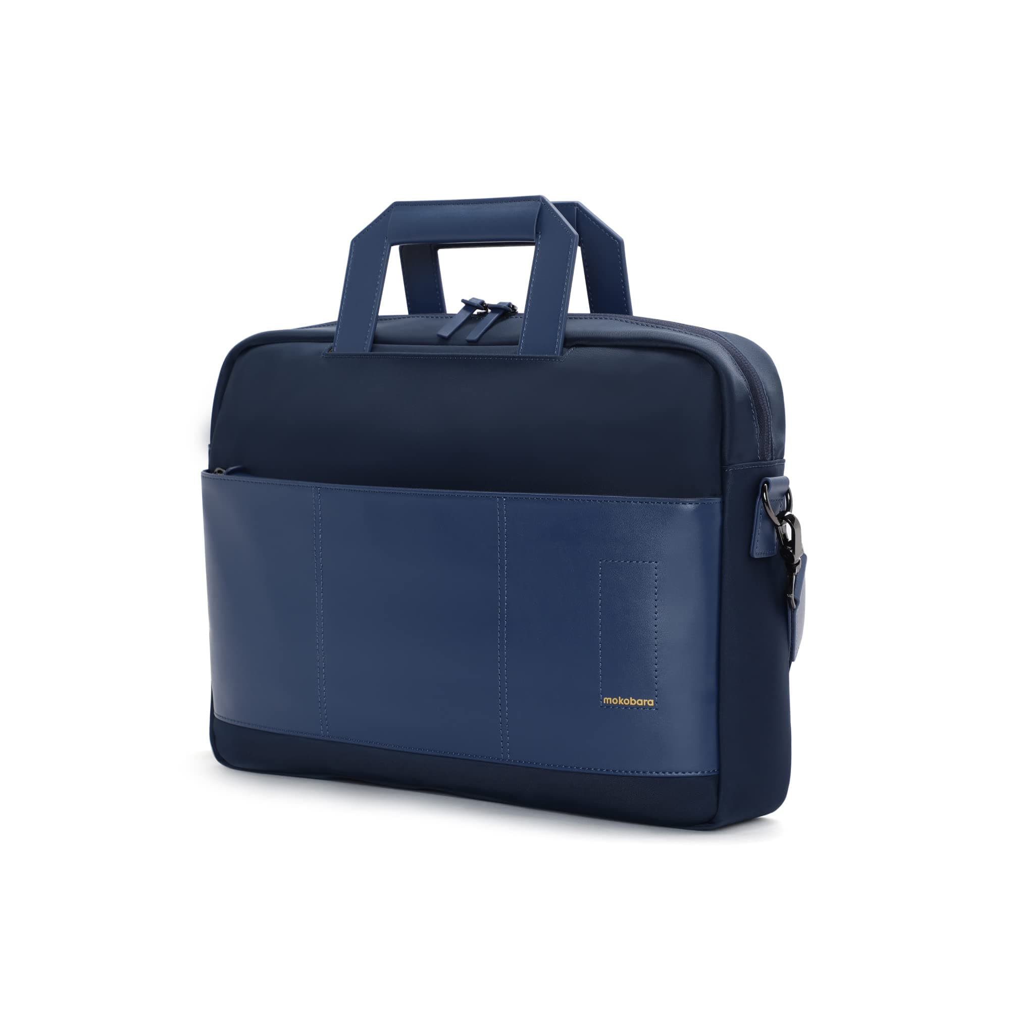MOKOBARA The Briefcase With Adjustable Shoulder Strap Vegan Leather, Water Resistant, Fits upto 15.6" Laptops (Unisex)