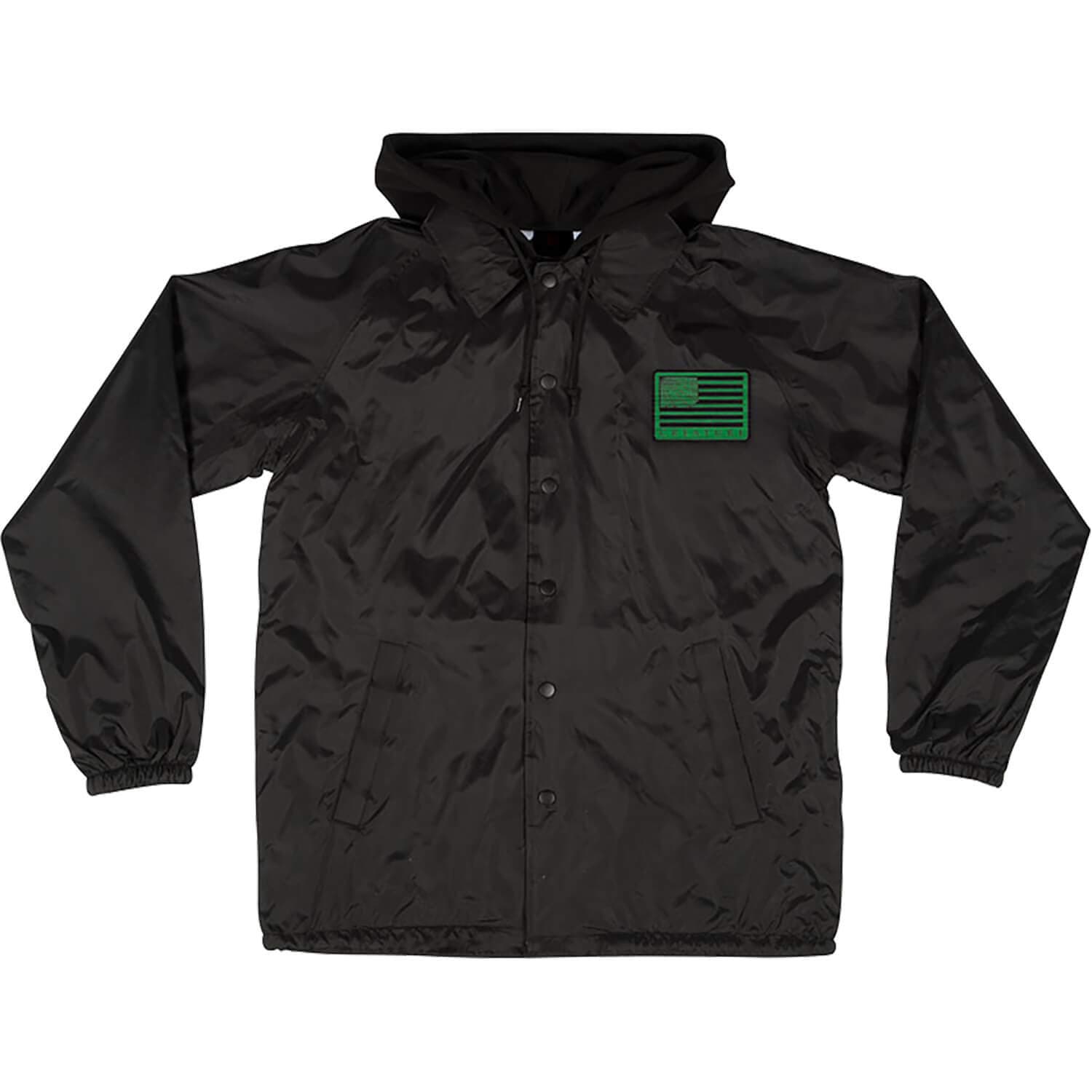 Creature Skateboards United We Lurk Black Hooded Windbreaker - Small