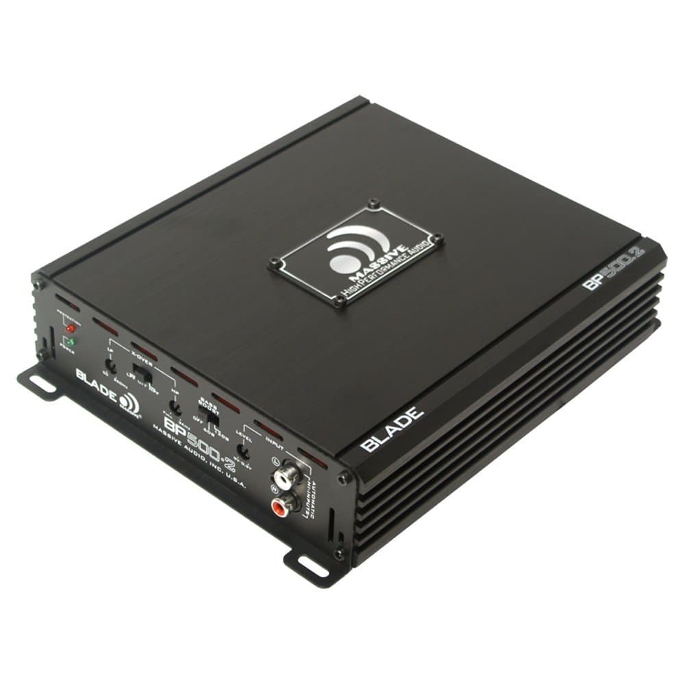 500W 2-Ch Class A/B 2-Ohm Stable Amplifier Massive Audio Blade / BP500.2-v2