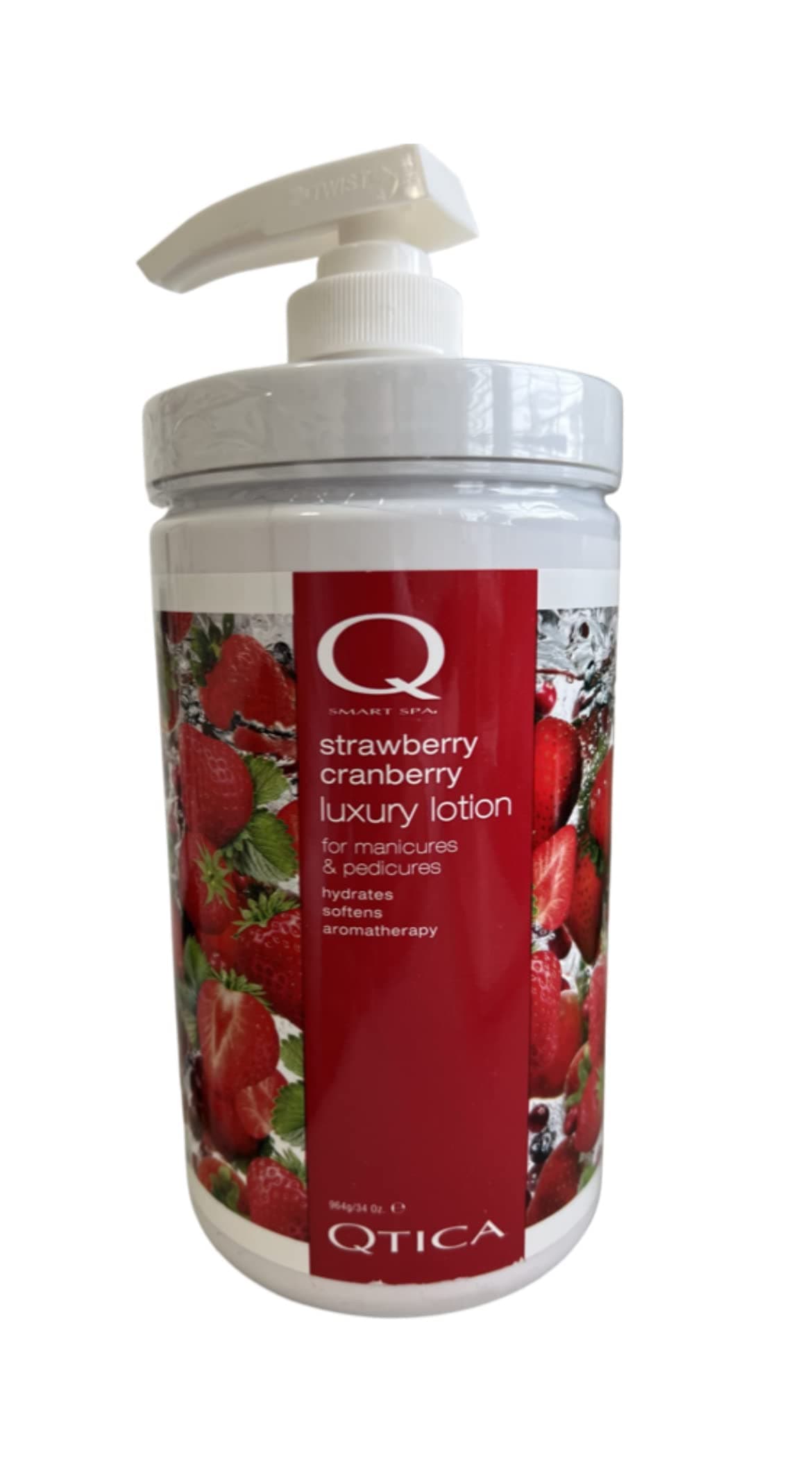 QTICA Smart Spa Strawberry Cranberry Luxury Lotion 34oz
