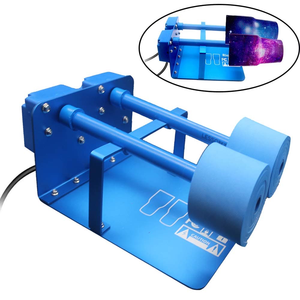 Riomh 2 Combo Cup Turner for Crafts Epoxy Tumbler, Metal Cuptisserie Spinner Machine Easy to Assembled Smooth Stable Rotation Kit(2.5-3RPM&5-6RPM)