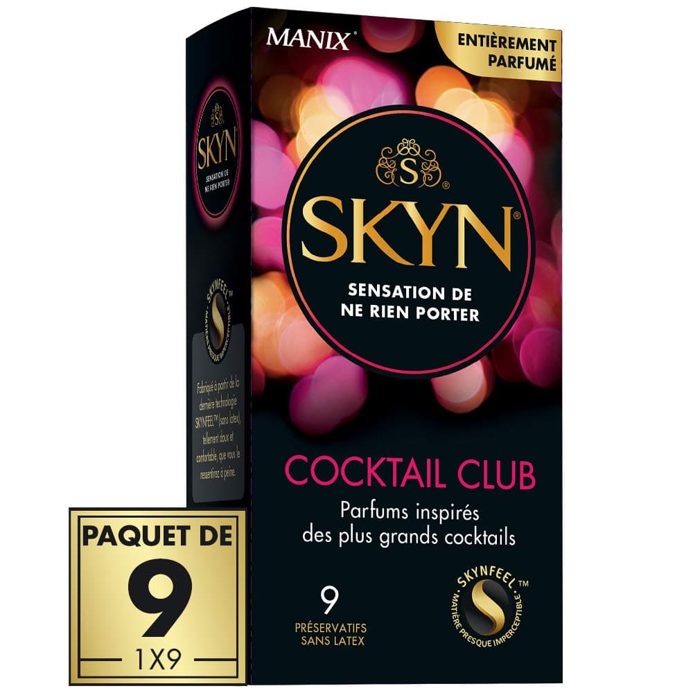 SKYN MANIX - Manix Cocktail Club 9 Préservatifs