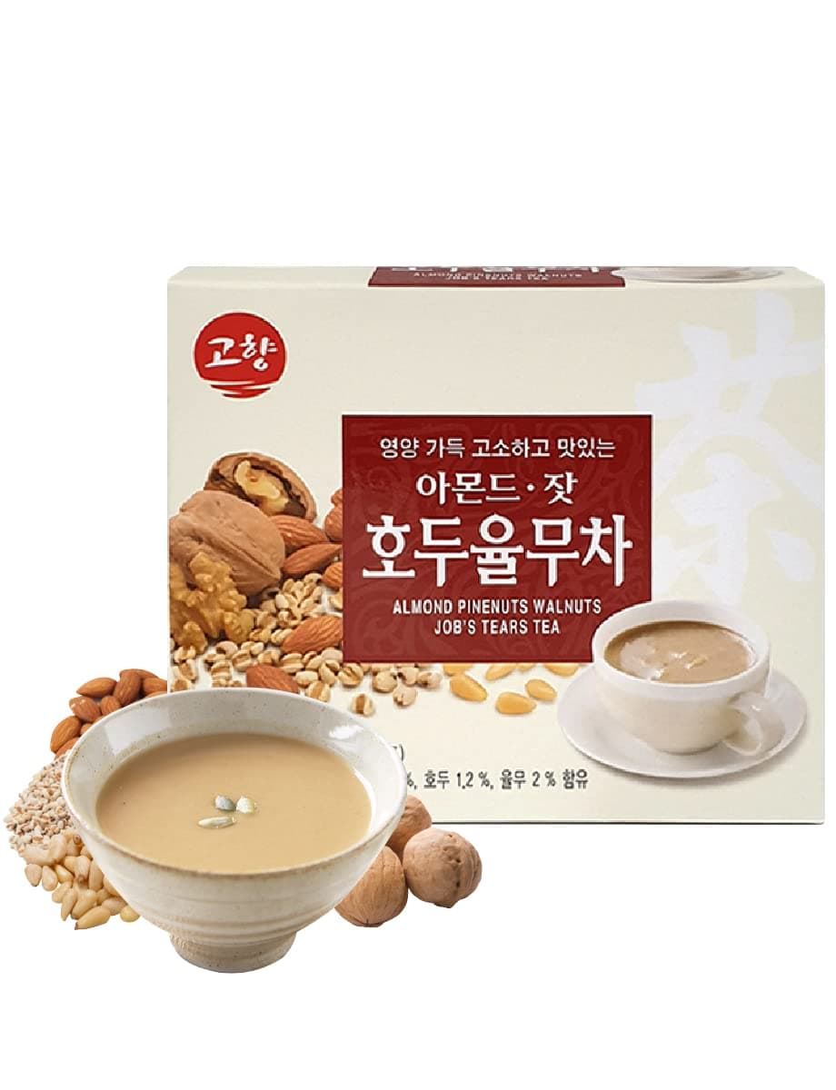 Adderenity KOREAN Traditional Tea Almond Pinenuts Walnuts Job's Tears Tea (18g x 15 Tea Bags) - GOHYANG