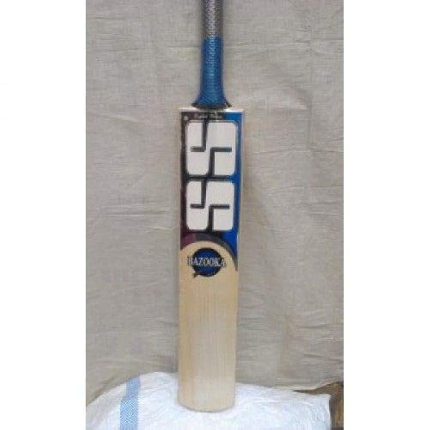 Ss Sunridges Bazooka Kashmir Willow Cricket Bat, Full Size, Black/Orange [10010093]