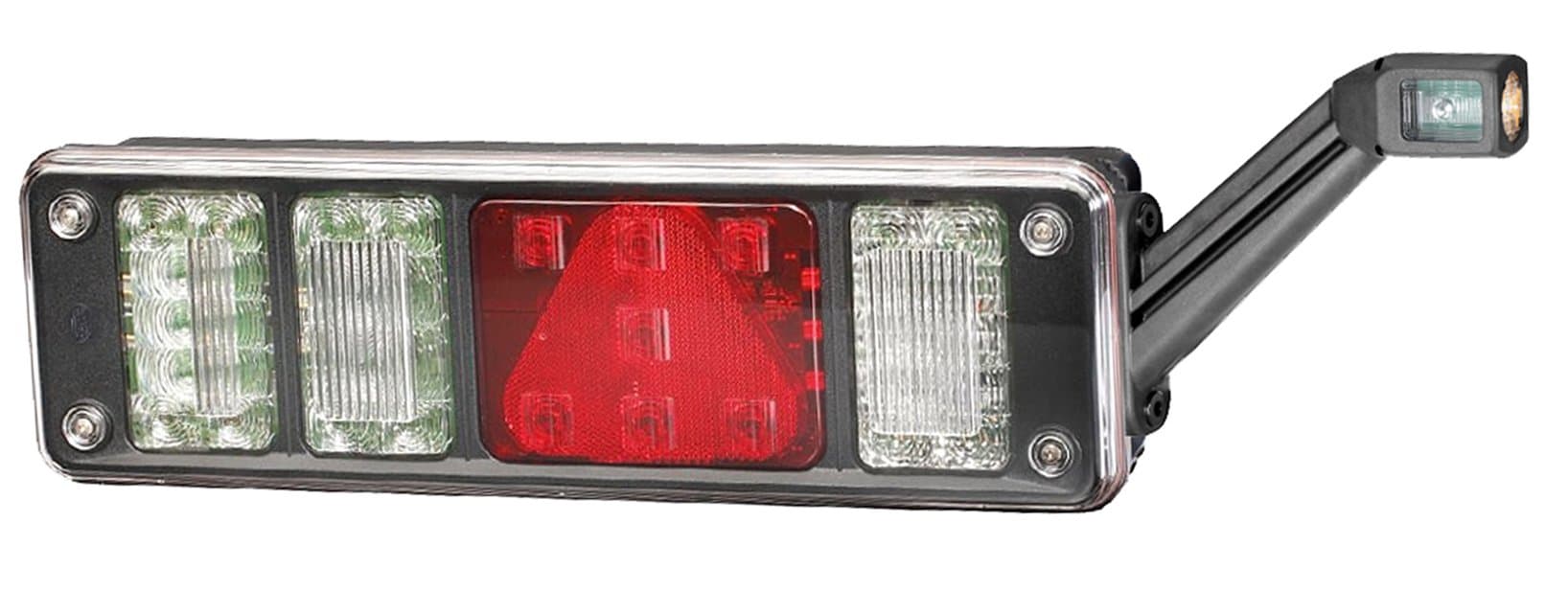HELLA 2VP 340 961-151 Rearlight - Hybrid - 24V - mounting/Bolted - Lens Colour: Crystal clear - Plug: EasyConn 4 x 2/EasyConn 1 x 7 - Plug: Male - left - Quantity: 1