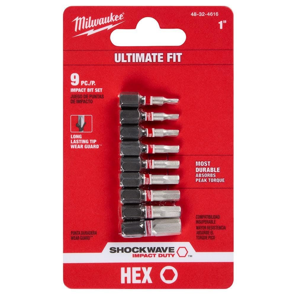 Insert Bit Set, 9 Pcs.