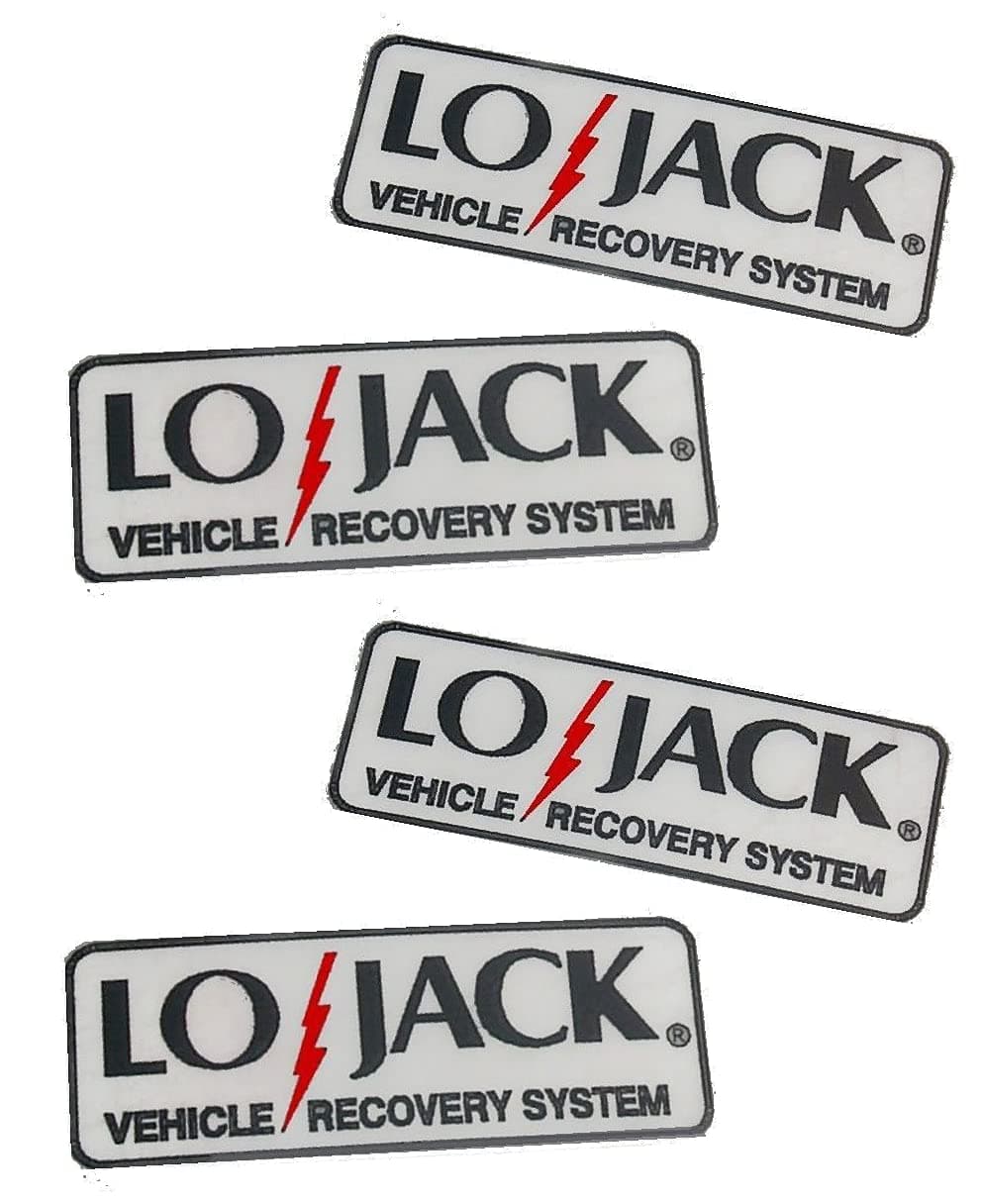 Lojack Lo-Jack car Security Decals Stickers Theft Deterrent GPS Tracking