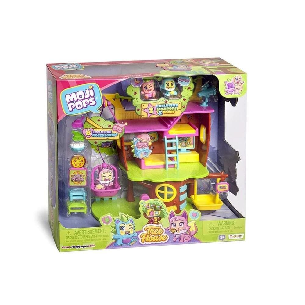 MOJI POPS Tree House with (PMPSP112IN20) with 2 Exclusive Figures and a Variety of Accessories