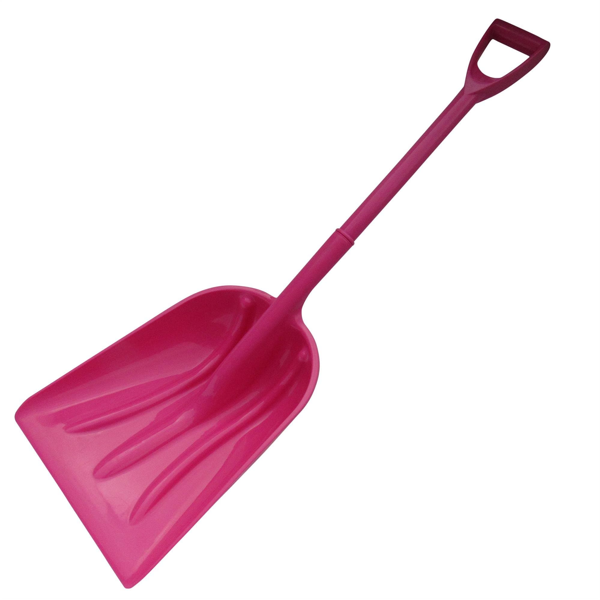 Plastic Shovel Spade (Garden Horse Snow Hand Stable Blue Or Pink)