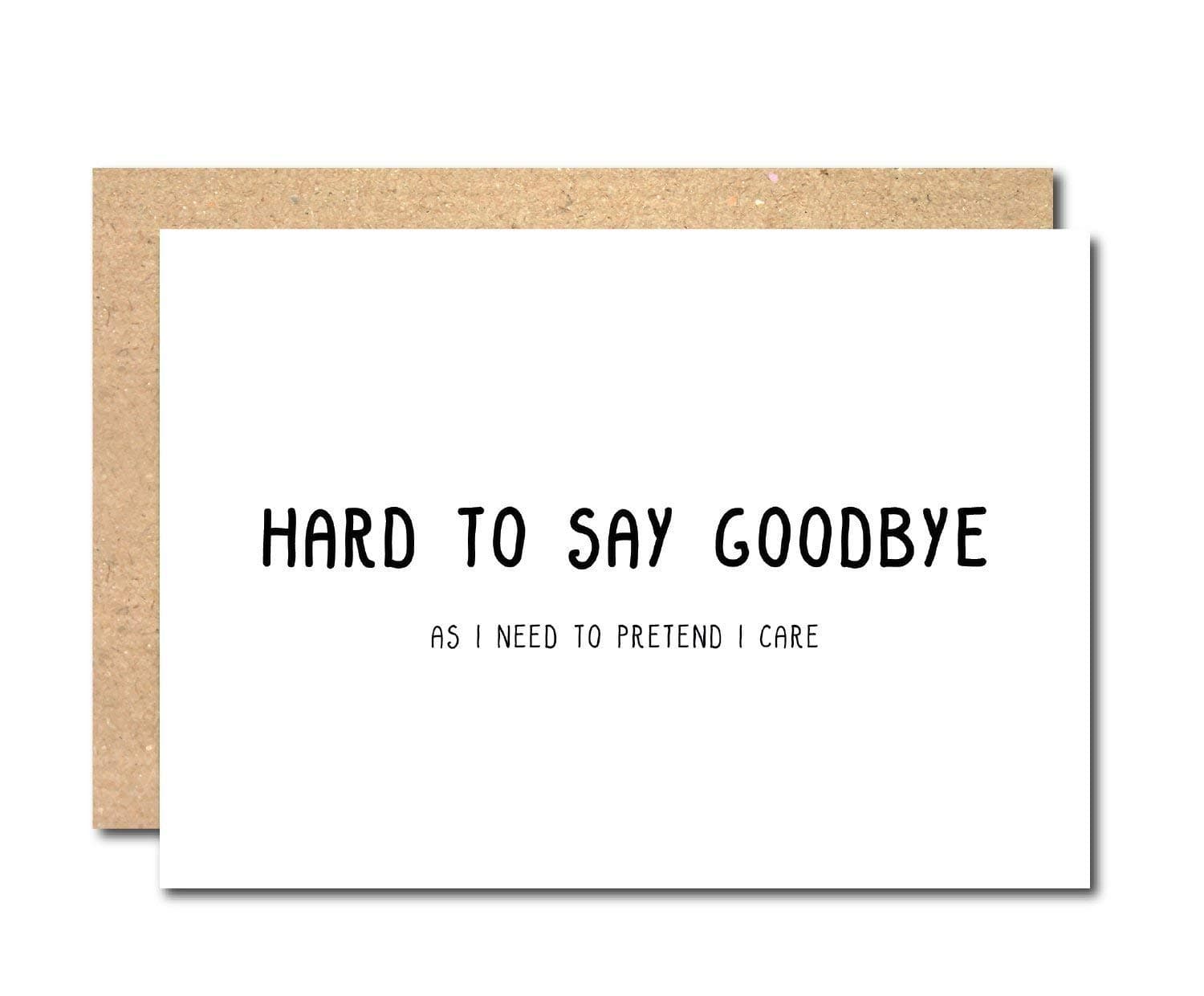 Funny Goodbye Greeting Card Leaving New Job farewell retirement Boss SL14