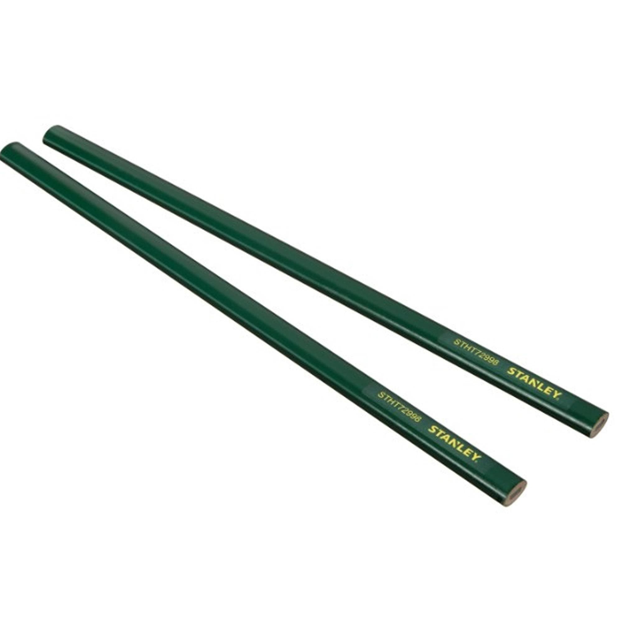 Stanley STHT0-72998 Workman's Pencils - 30 cm, 2 Pieces - Green Exterior