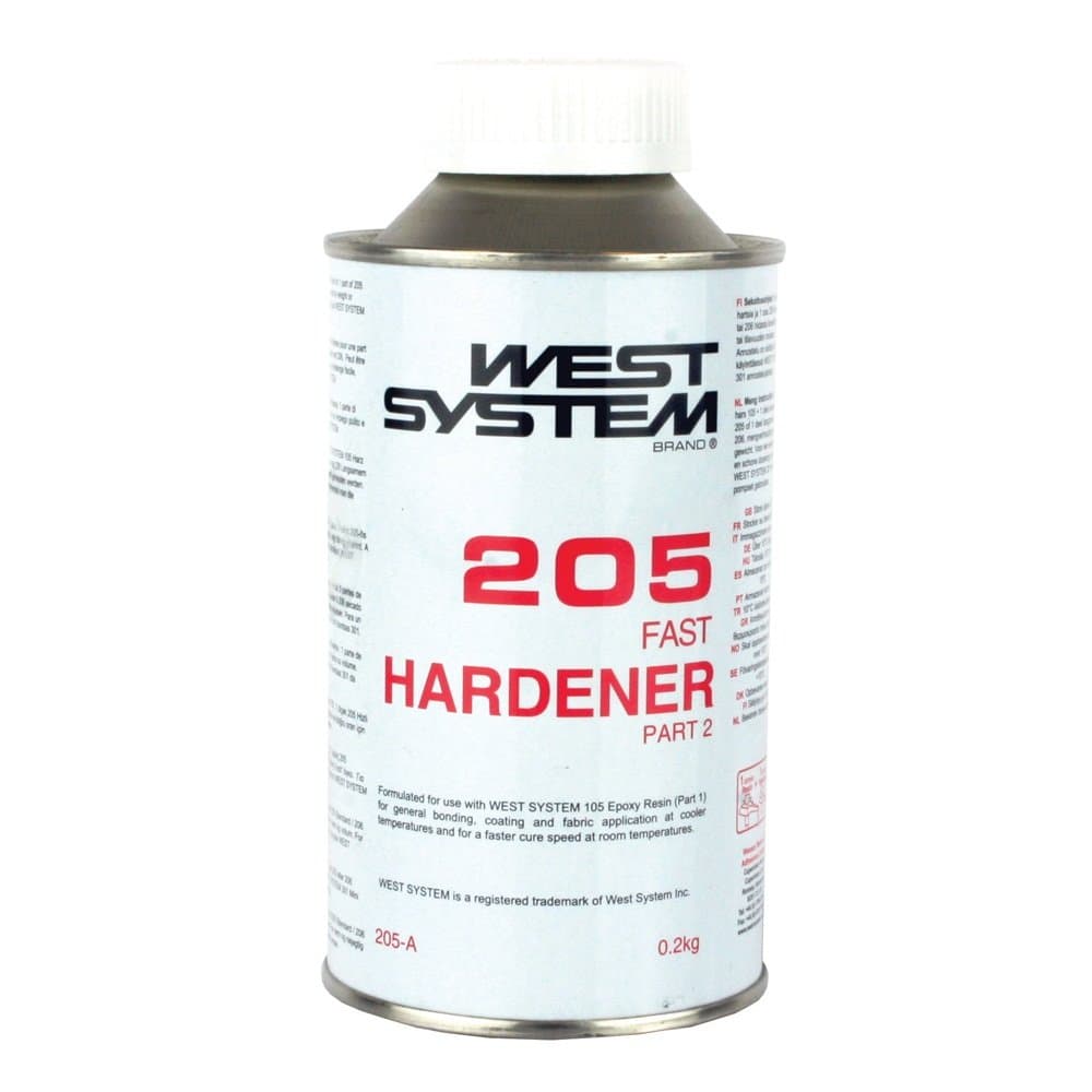 West System 205 Epoxy Hardener 0.2kg 5:1 Ratio Standard