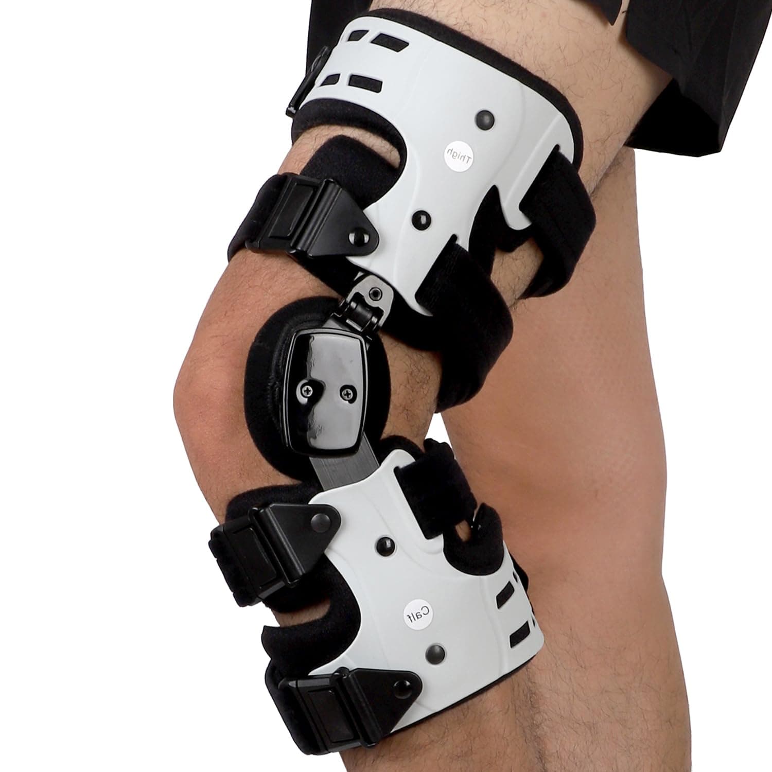 Unloader Knee Brace for Medial Knee Pain, Osteoarthritis, Premium OA Knee Brace Support for Cartilage Defect Repair, Avascular Necrosis, Tibial Plateau Fracture Inside Left