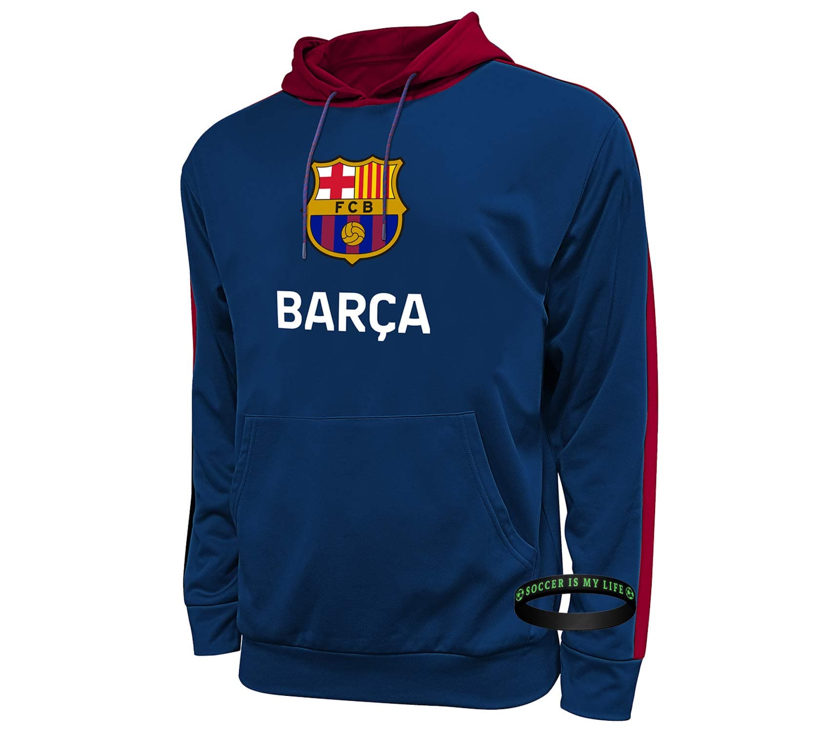 Barcelona hoodies Pullover youth for kids messi jacket 2020 2020-21 new season official licensed and bracelet
