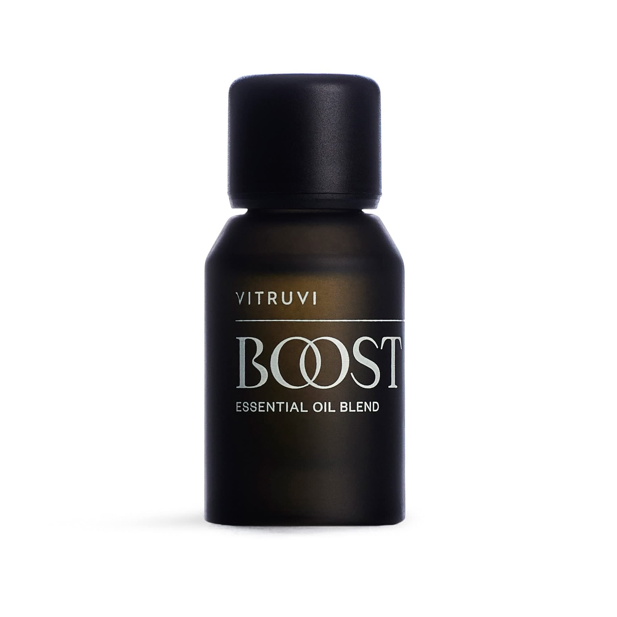 Vitruvi Boost, Fresh Essential Oil Blend, 100% Pure Juniper, Lime, Grapefruit and Bergamot oil (0.5 fl.oz)