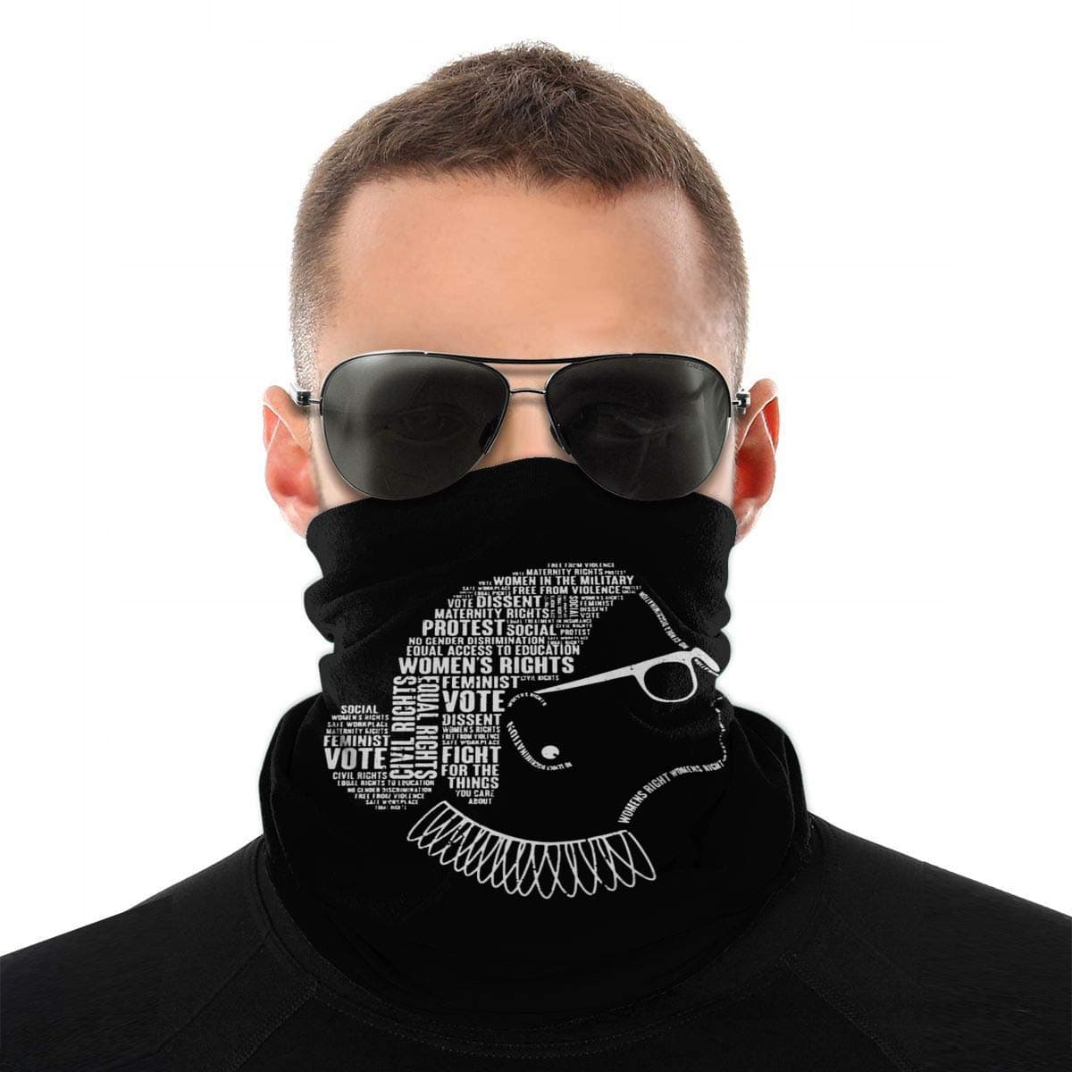 Seamless Bandanas Face Mask, Notorious Quotes Bandana Headwear Seamless, Headband Scarf Headwrap Bandana Neck Gaiter Balaclava Breathable For Cycling Fishing Outdoors