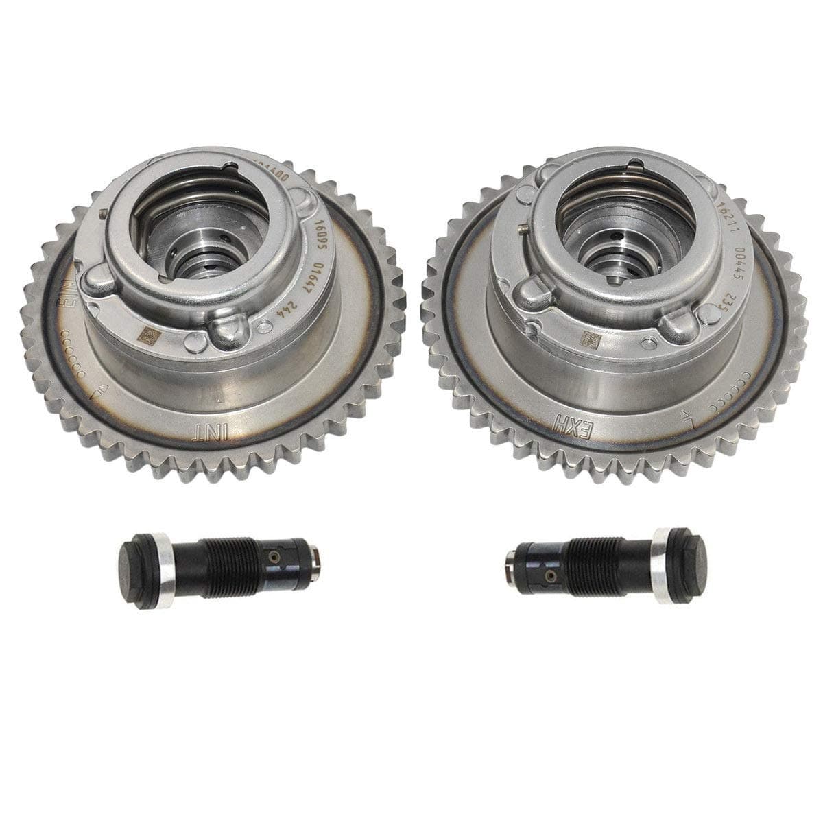 Intake & Exhaust Camshaft Adjuster+Tensioners Kit for Mercedes C250 E250 SLK250 M271 2710500911 A2710500911