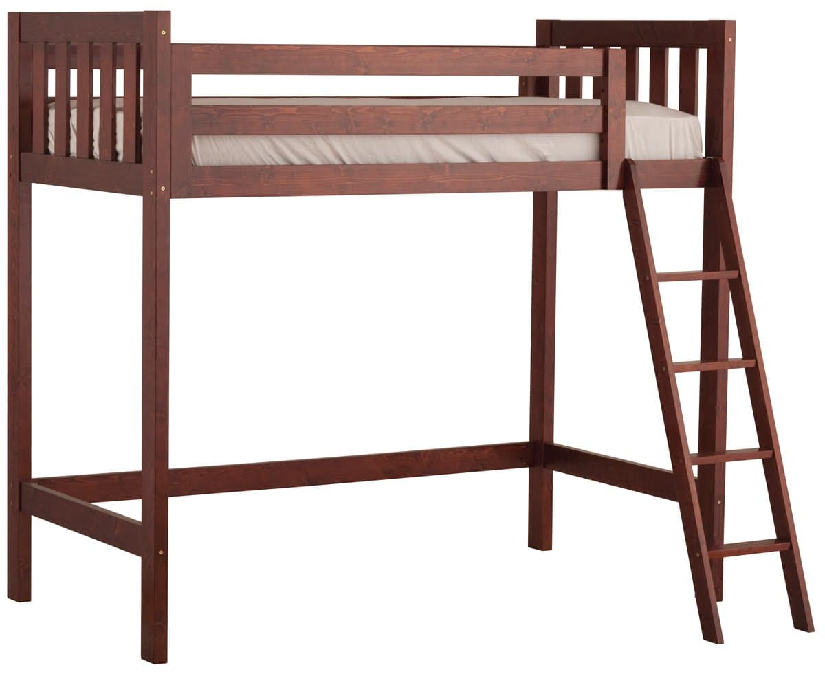 CANWOOD Alpine II Loft Bed, Cherry