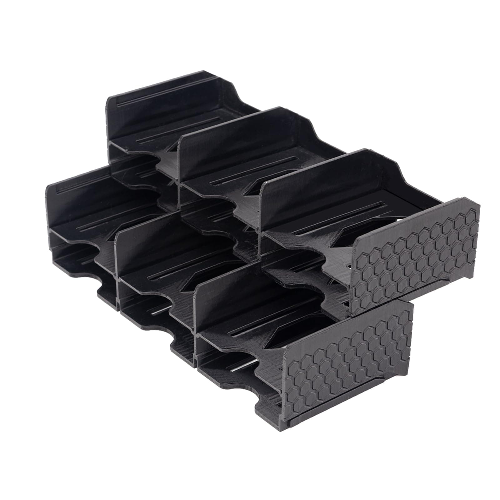 Board Game Organizer | Card Sorting Tray for Catan Resource Cards - Gaming | Game Accessory for The Catan Board Game | Suitable for The Expansion of Catan Game Cards and All Other Card Games(Black)