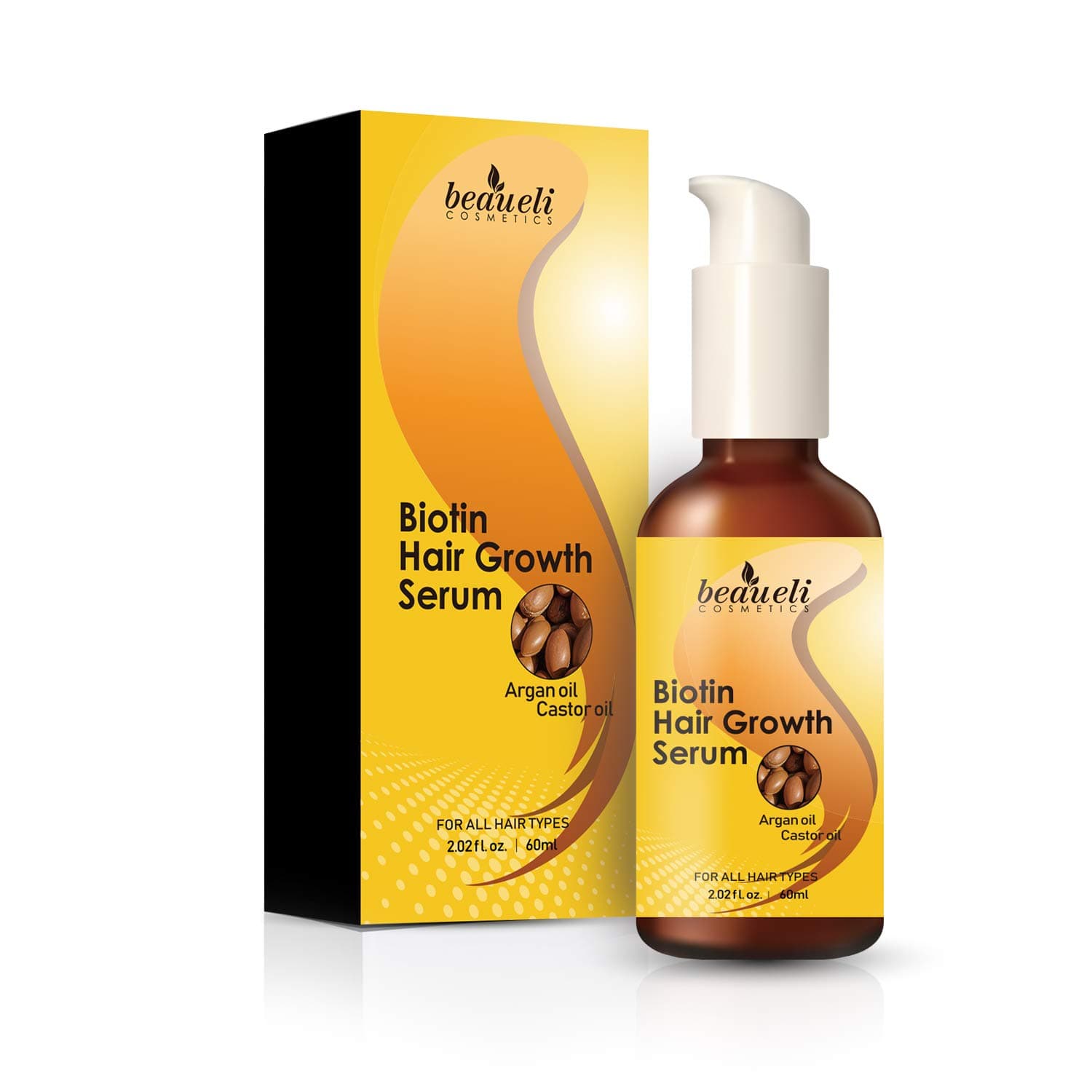 Beaueli Hair Shampoo for Anti-Thinning Hair and Hair Loss Fortifying Shampoo for Men and Women 13.5 FL oz