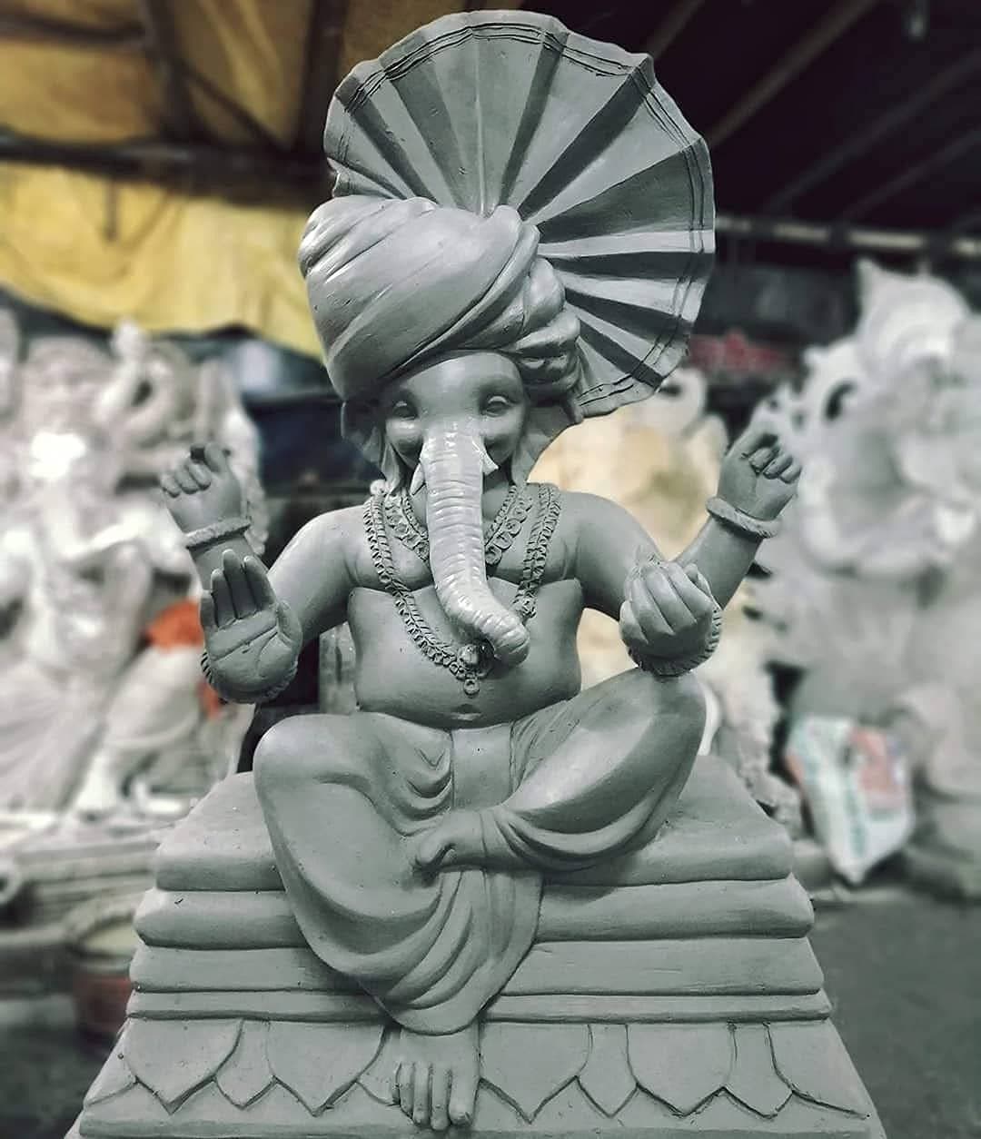 Ibhanan Namah Shadu matti Gray Clay Powder Organic Eco-Friendly Ganesha Making, Modeling, Pottery, Jewelry Making, Non-Toxic & Soft, 100% Pure Natural Shilpkar Shadu Clay, Ideal for Festivals & Kids School Projects, 2kg